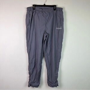 Vintage adidas Track Pants 1990s/80s Joggers Grey Sweatpants Size L Drawstring